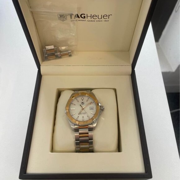 TAG Heuer Aquaracer 500 M - GOLD SILVER WHITE
